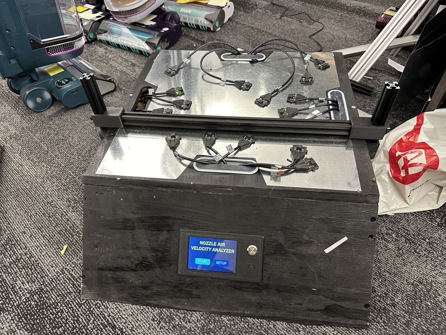Nozzle airflow analyzer